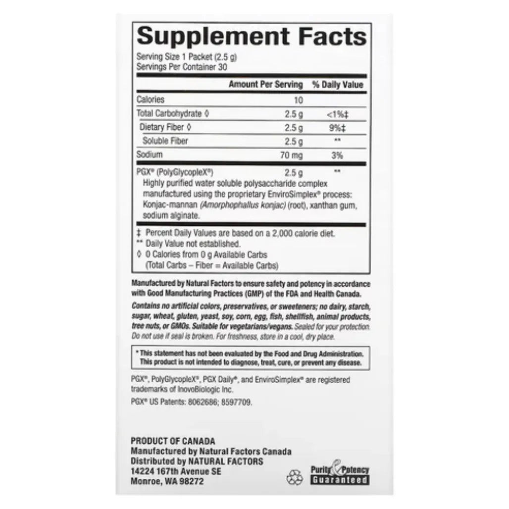 Natural factors PGX Daily Singles