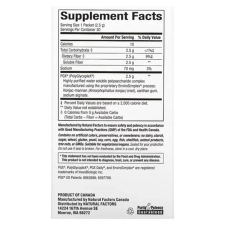 Natural factors PGX Daily Singles