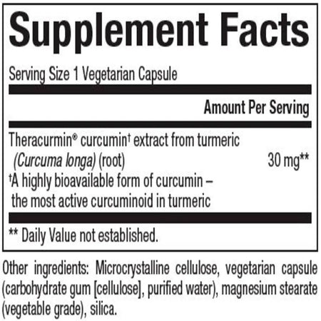 Natural factors Theracurmin - Helps support a healthy inflammatory response