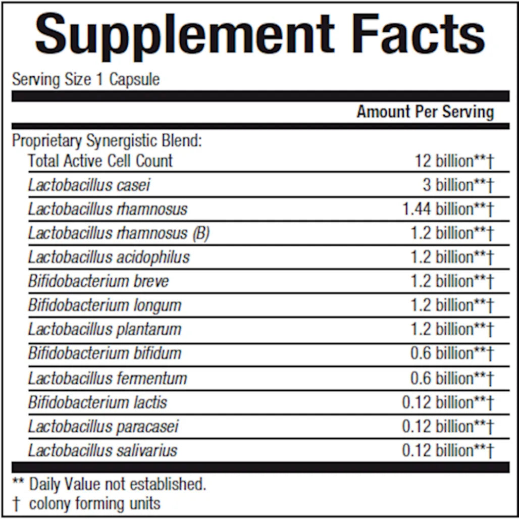 Natural factors Ultimate Probiotic 12/12 Form