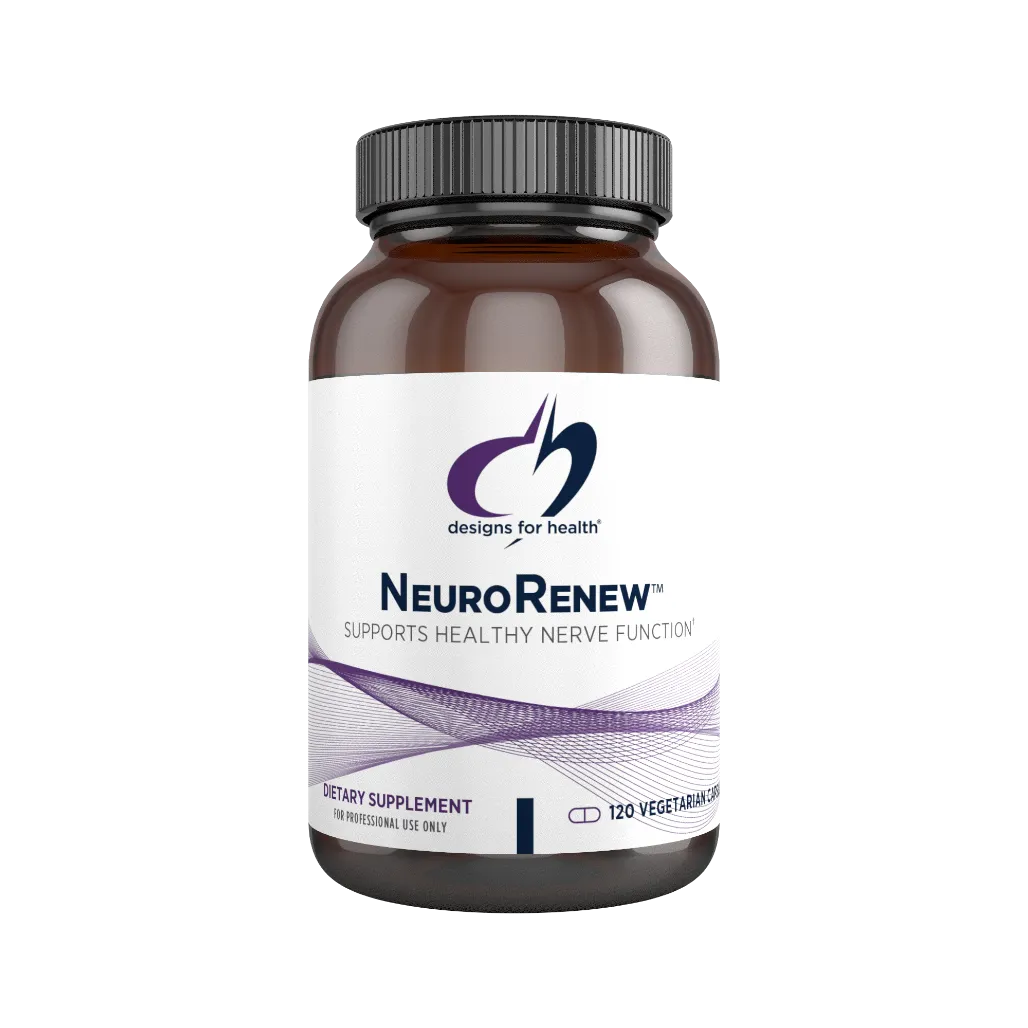 NeuroRenew Supports Healthy Nerve Function - 120 veg capsules by Designs-for-Health
