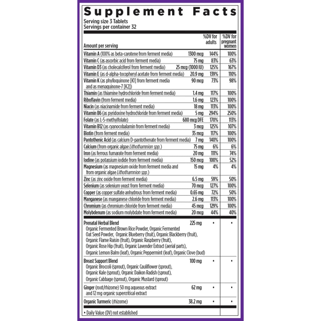 New chapter Advanced prenatal miultivitamin