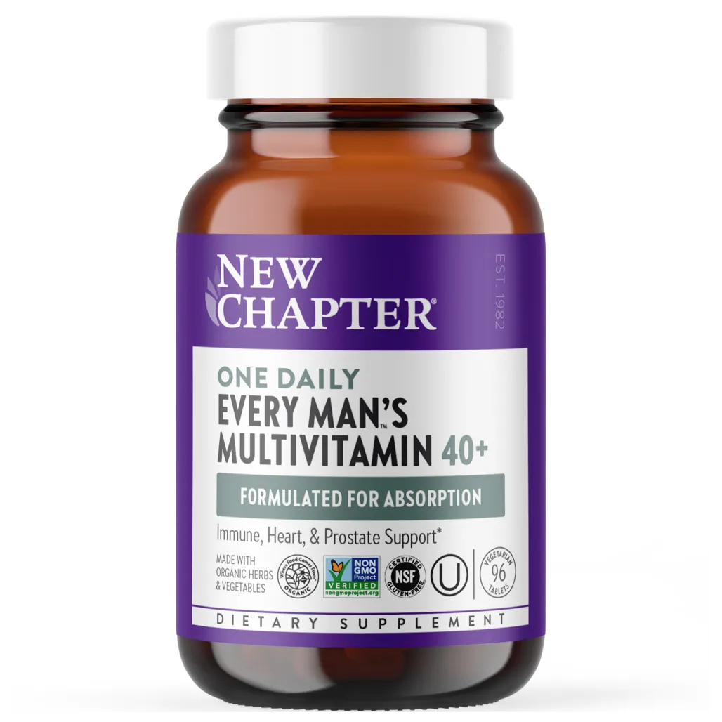 New Chapter Every Man's One Daily 40+  - supports immune system, heart health and prostate