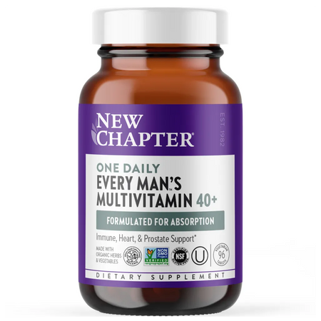 New Chapter Every Man's One Daily 40+  - supports immune system, heart health and prostate