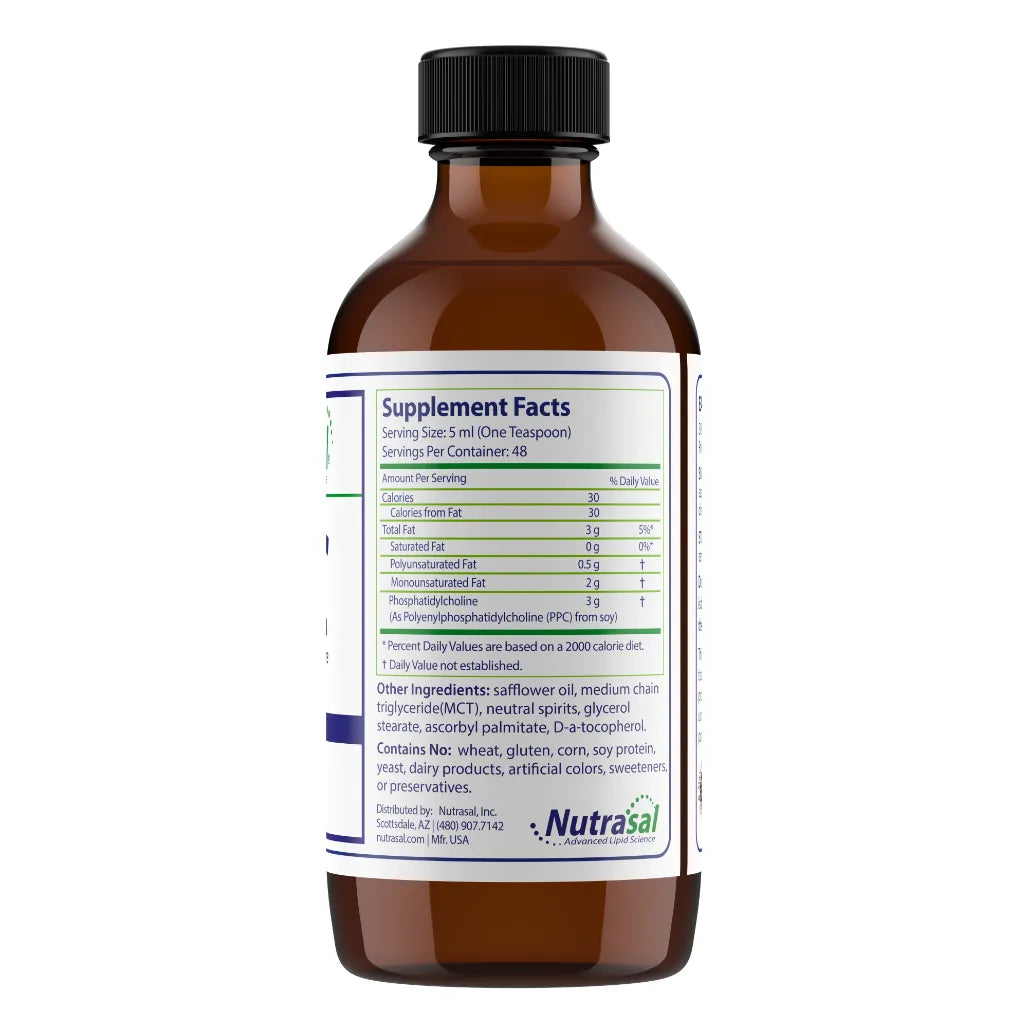 Nutrasal (PhosChol) PhosChol PPC 3000mg Supplement Ingredients