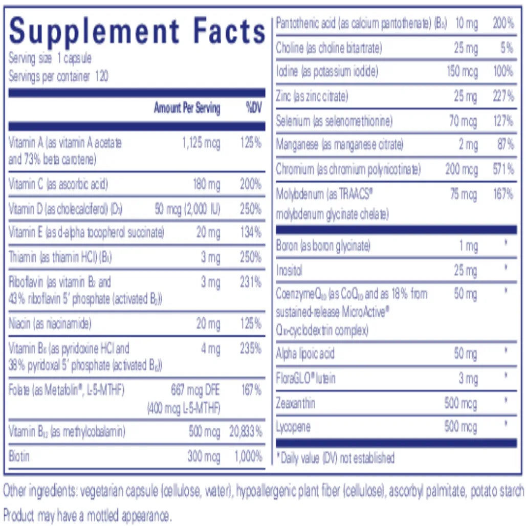 O.N.E. Multivitamin by Pure Encapsulations