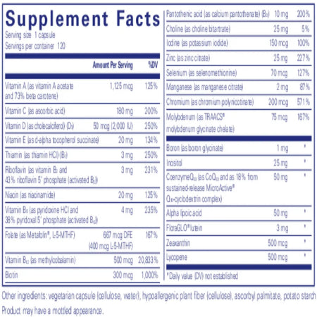 O.N.E. Multivitamin by Pure Encapsulations