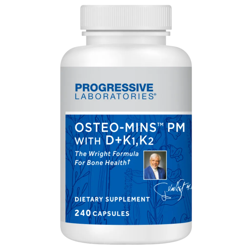 OSTEO-MINS PM WITH D+K1, K2 Progressive Labs