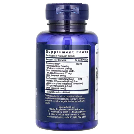 Optimized Resveratrol Elite by Life Extension at Nutriessential.com