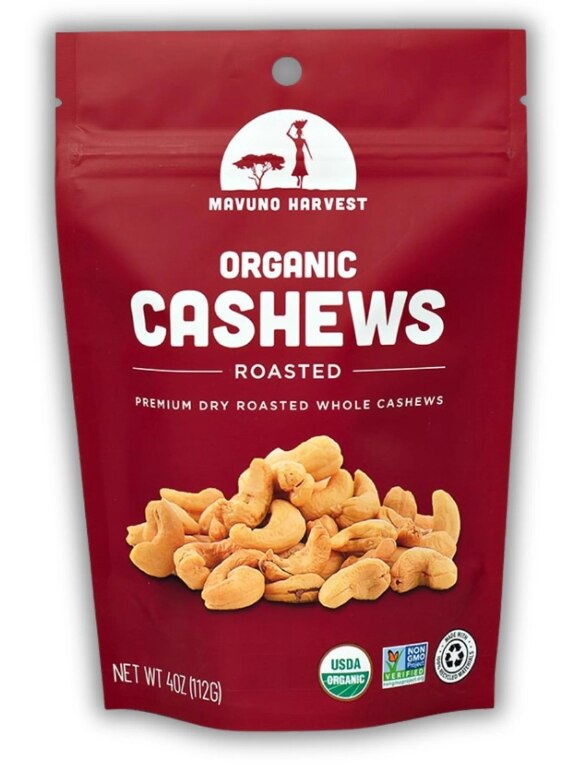 Organic Cashews - Roasted - 4 oz (112 Grams)