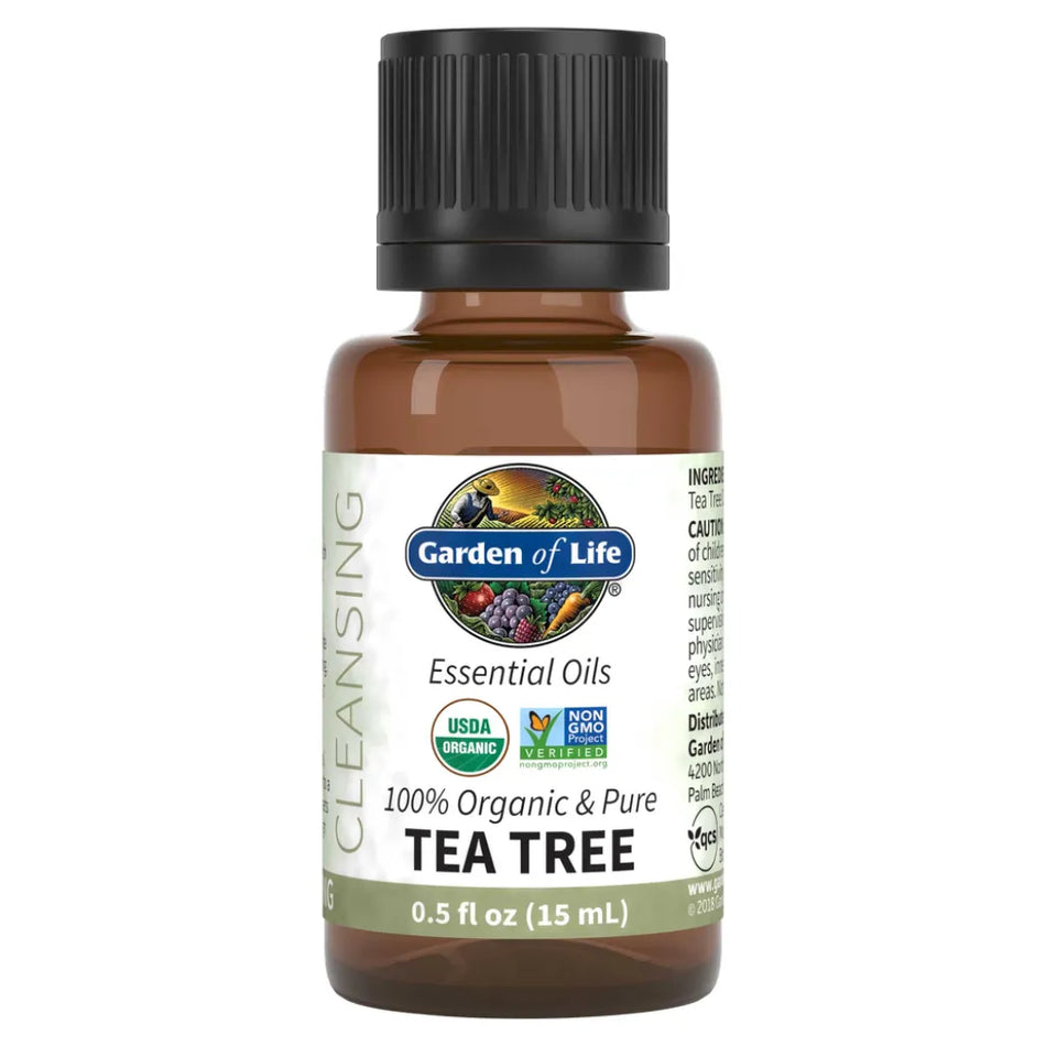 Tea Tree Organic Essential Oil 0.5 oz Garden of life