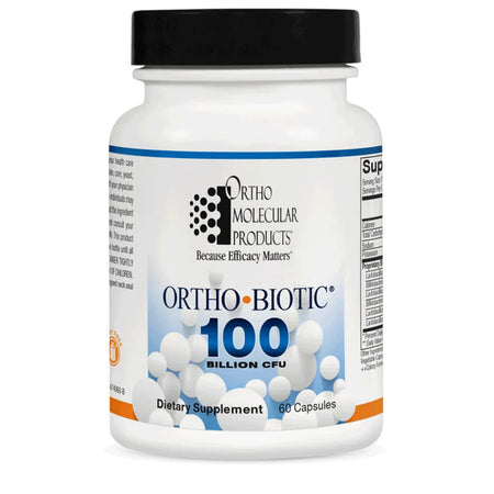 Ortho Molecular Ortho Biotic 100 probiotic – digestive health, gut-immune barrier and microbiome balance