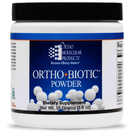 Ortho Molecular Ortho Biotic Powder gut microbiome support probiotic formula for gastrointestinal balance and immune health