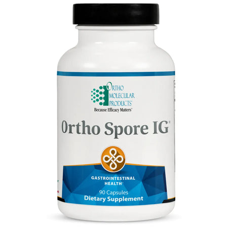 Ortho-Spore IG probiotic supplement bottle – soil-based spore probiotic broad-spectrum gut support