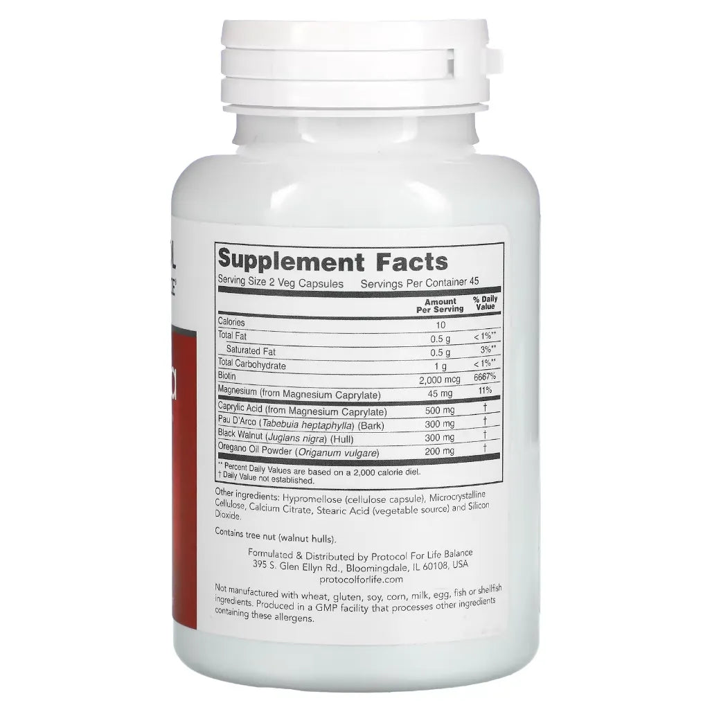 OrthoFlora Yeast Support Protocol for life Balance