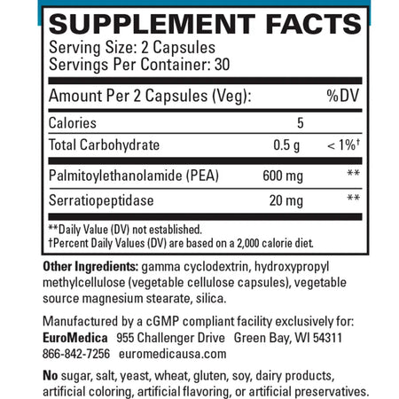 PEA Healthy Inflammatio Response EuroMedica