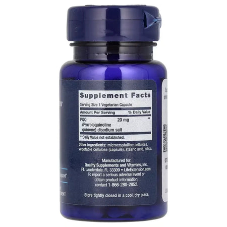 PQQ Caps 20 mg by Life Extension at Nutriessential.com