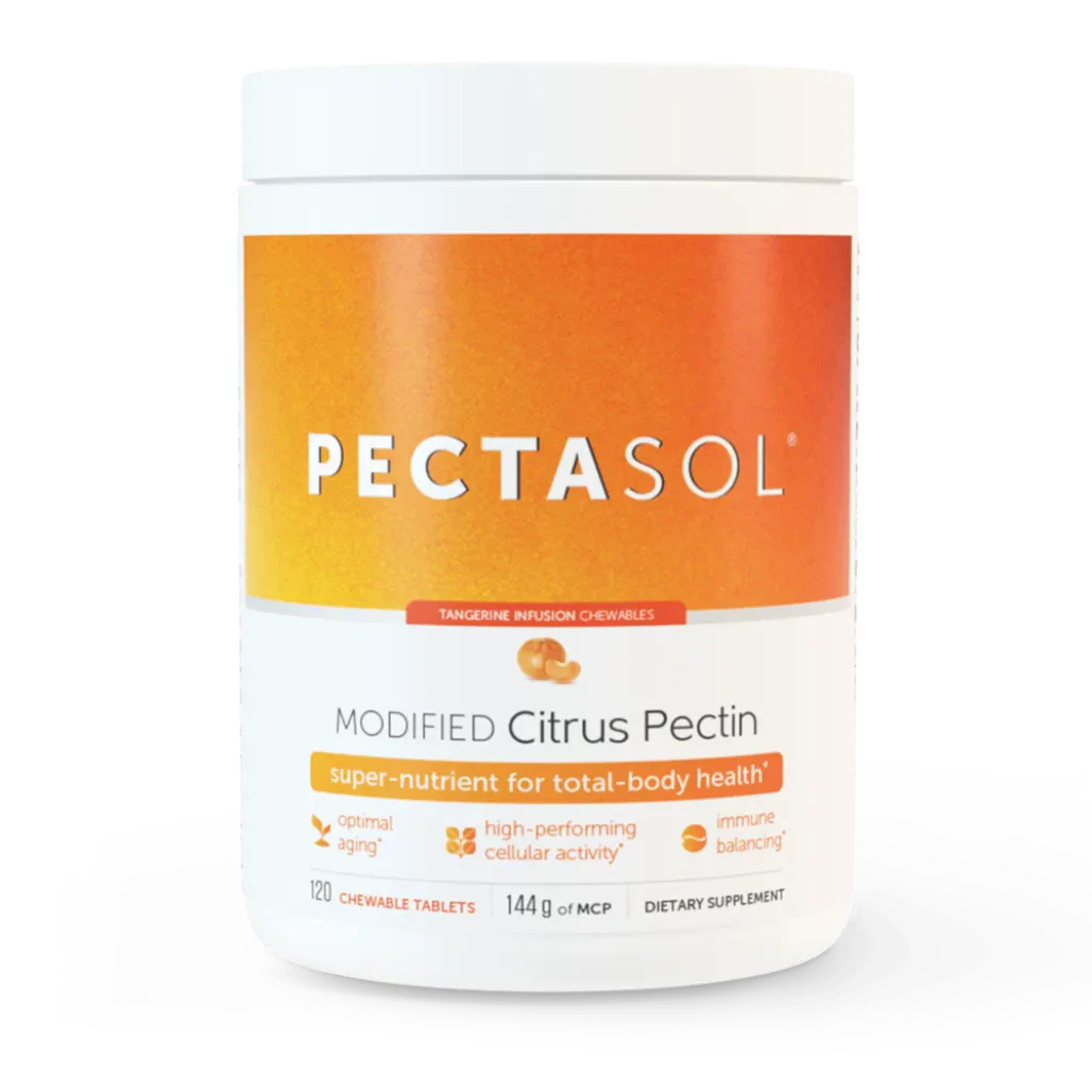 PectaSol-C Modified Citrus Pectin Chewable Tablets - Tangerine Flavor EcoNugenics