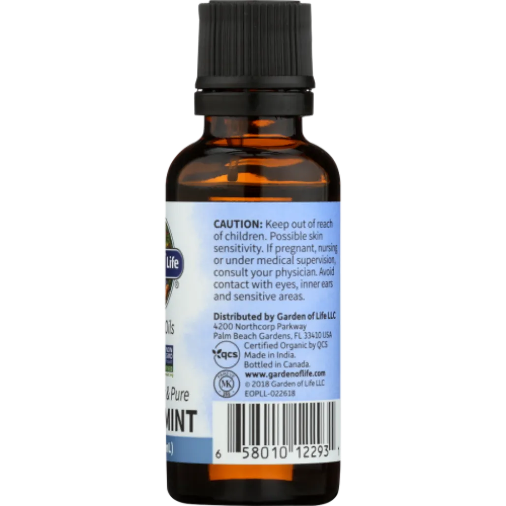 Peppermint Essential Oil Organic 1 fl oz Garden of life