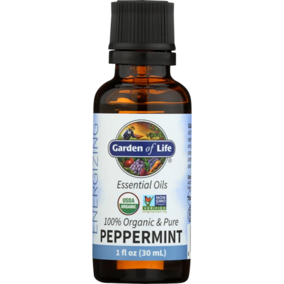 Peppermint Essential Oil Organic 1 fl oz Garden of life
