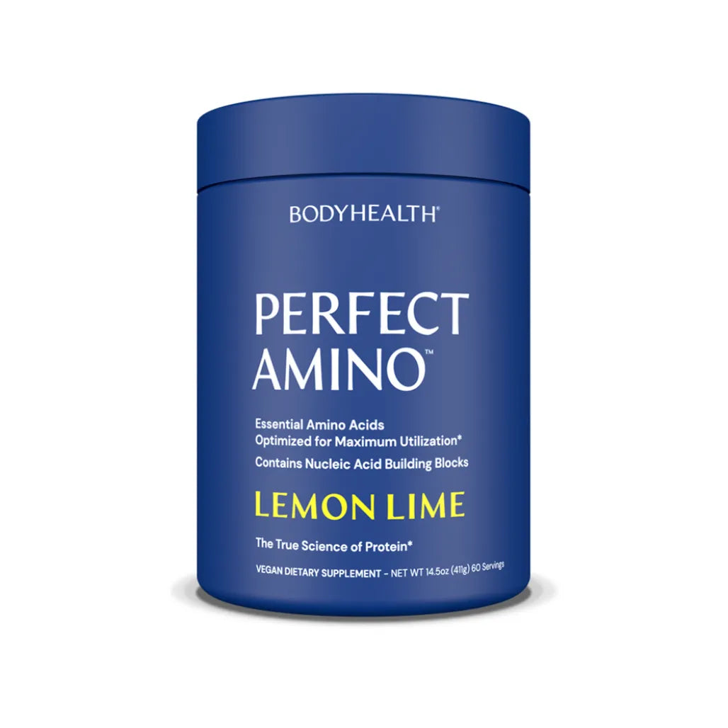 BodyHealth Perfect Amino Powder Lemon Lime Nutritional Supplement with High Utilisation Essential Amino Acids