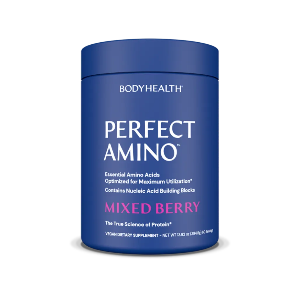BodyHealth Perfect Amino Powder Mixed Berry Flavoured Amino Acid Supplement for Fitness and Recovery