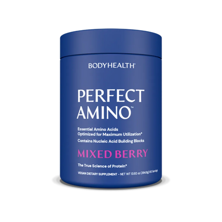 BodyHealth Perfect Amino Powder Mixed Berry Flavoured Amino Acid Supplement for Fitness and Recovery