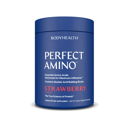 BodyHealth Perfect Amino Strawberry Powder Nutritional Supplement with High Utilization Essential Amino Acids