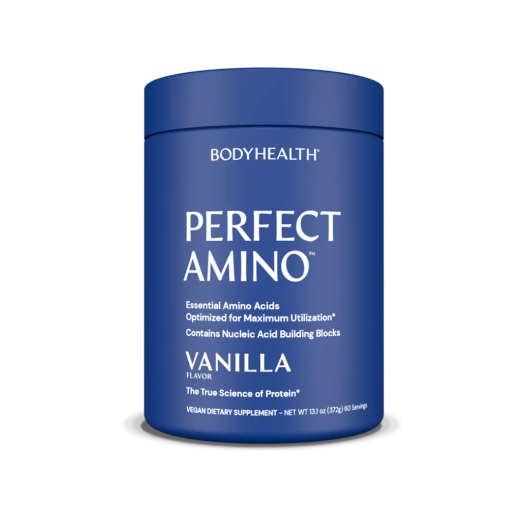 Perfect Amino Powder Vanilla Flavor Essential Amino Acid Drink Supplement for Muscle Recovery and Protein Synthesis