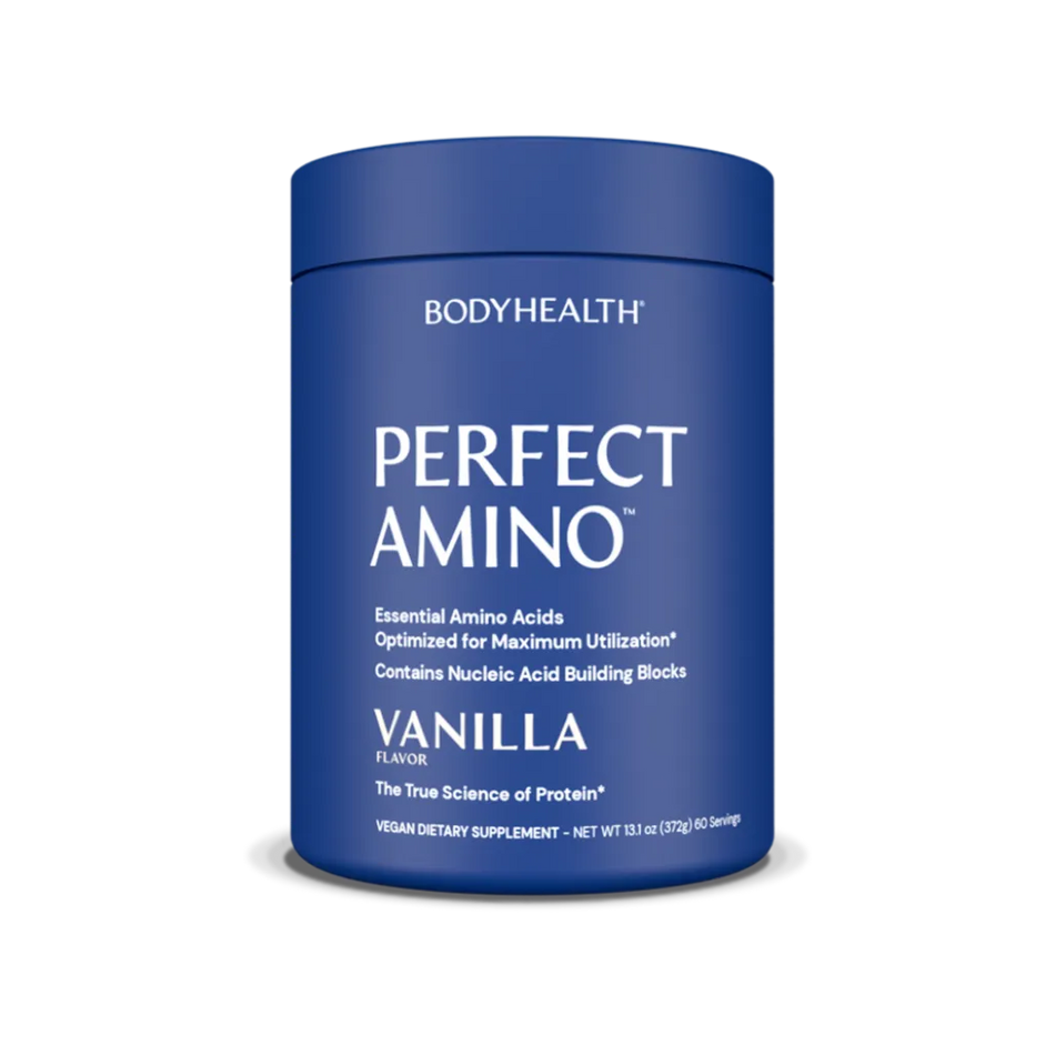 Perfect Amino Powder Vanilla Flavor Essential Amino Acid Drink Supplement for Muscle Recovery and Protein Synthesis