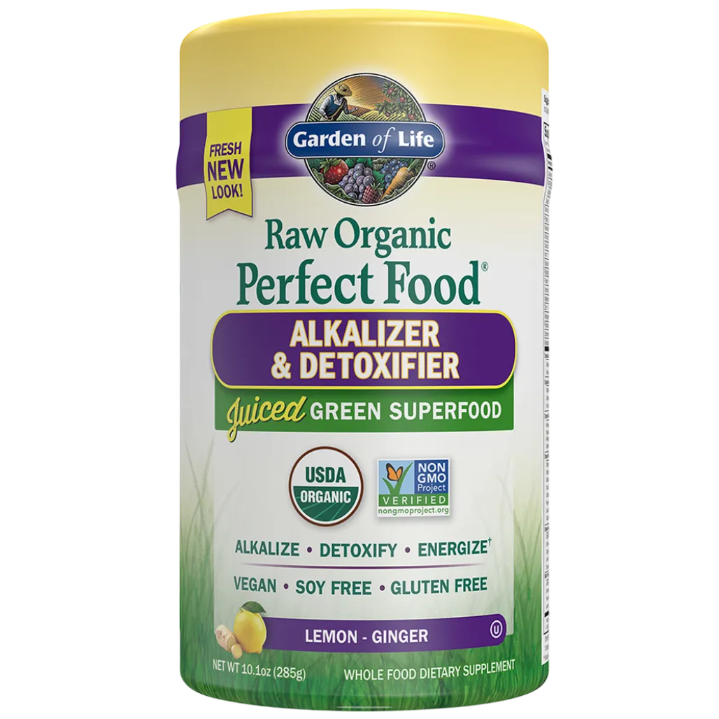 Perfect Food Raw-Alkalizer-Detoxifier Organic Powder Garden of Life