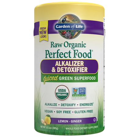 Perfect Food Raw-Alkalizer-Detoxifier Organic Powder Garden of Life