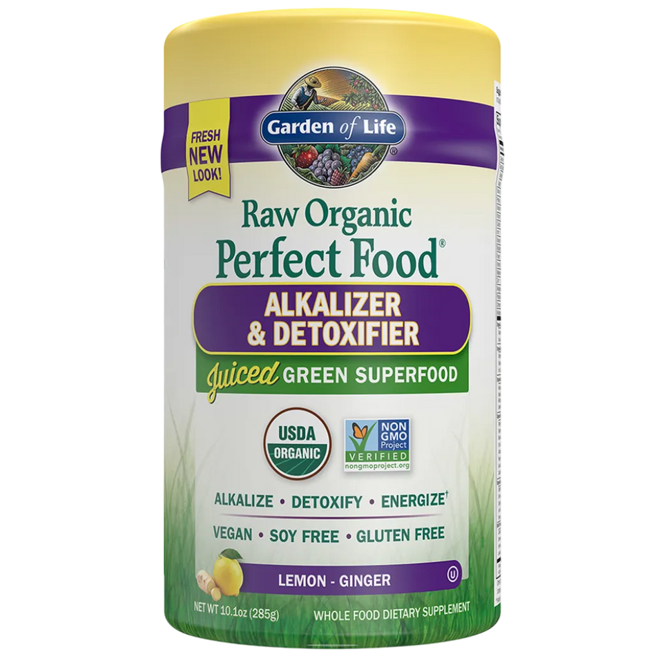 Perfect Food Raw-Alkalizer-Detoxifier Organic Powder Garden of Life