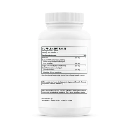 Thorne Phytoprofen 60 caps supplement facts