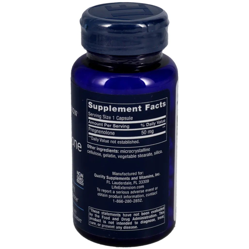 Pregnenolone 50mg by Life Extension
