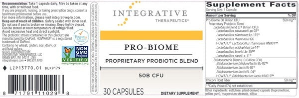 Buy Integrative Therapeutics Pro-Biome 50B 30 caps