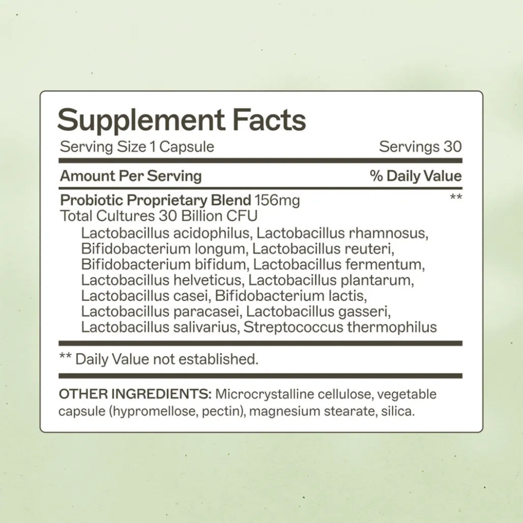 Probiotic Capsules 30 Billion Amy Myers MD