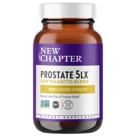 New Chapter Prostate 5LX - Supports normal urine flow and prostate health
