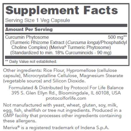 Curcumin Phytosome Protocol for life Balance