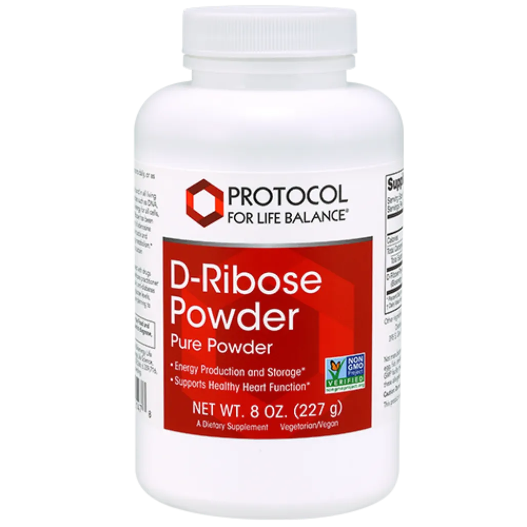 D-Ribose Powder 8 oz Protocol for life Balance