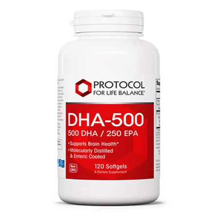DHA-500 (500 DHA/250 EPA) Protocol for life Balance