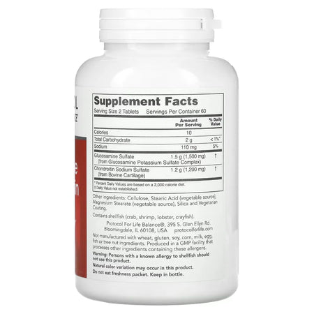 Glucosamine & Chondroitin Protocol for life Balance