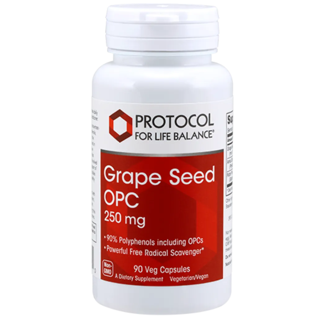 Grape Seed OPC 250 mg Protocol for life Balance
