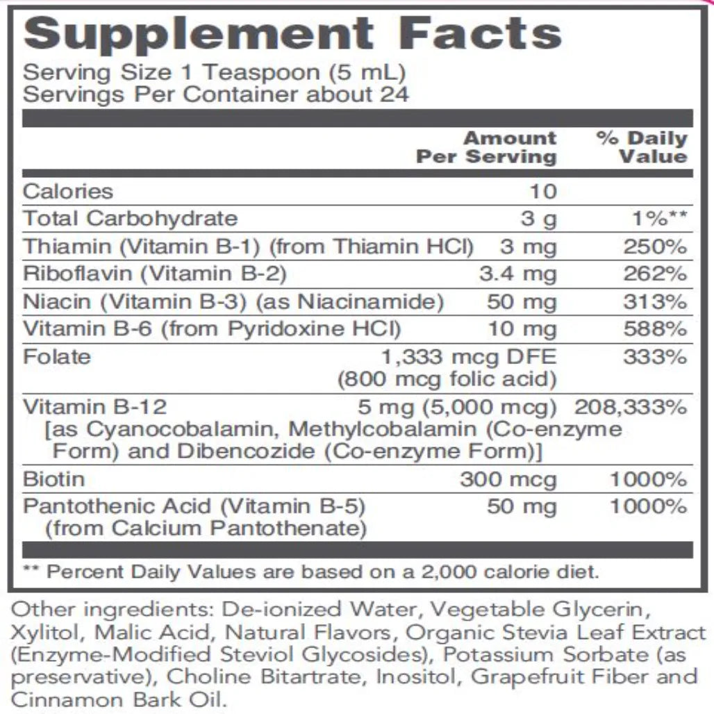 Liquid B-12 5000 mcg Protocol for life Balance