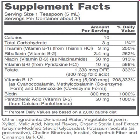Liquid B-12 5000 mcg Protocol for life Balance