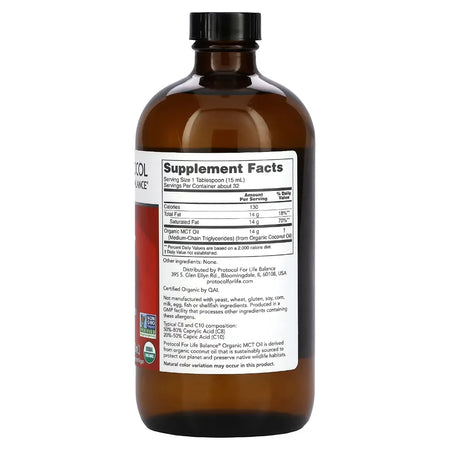 Organic MCT Oil Protocol for life Balance