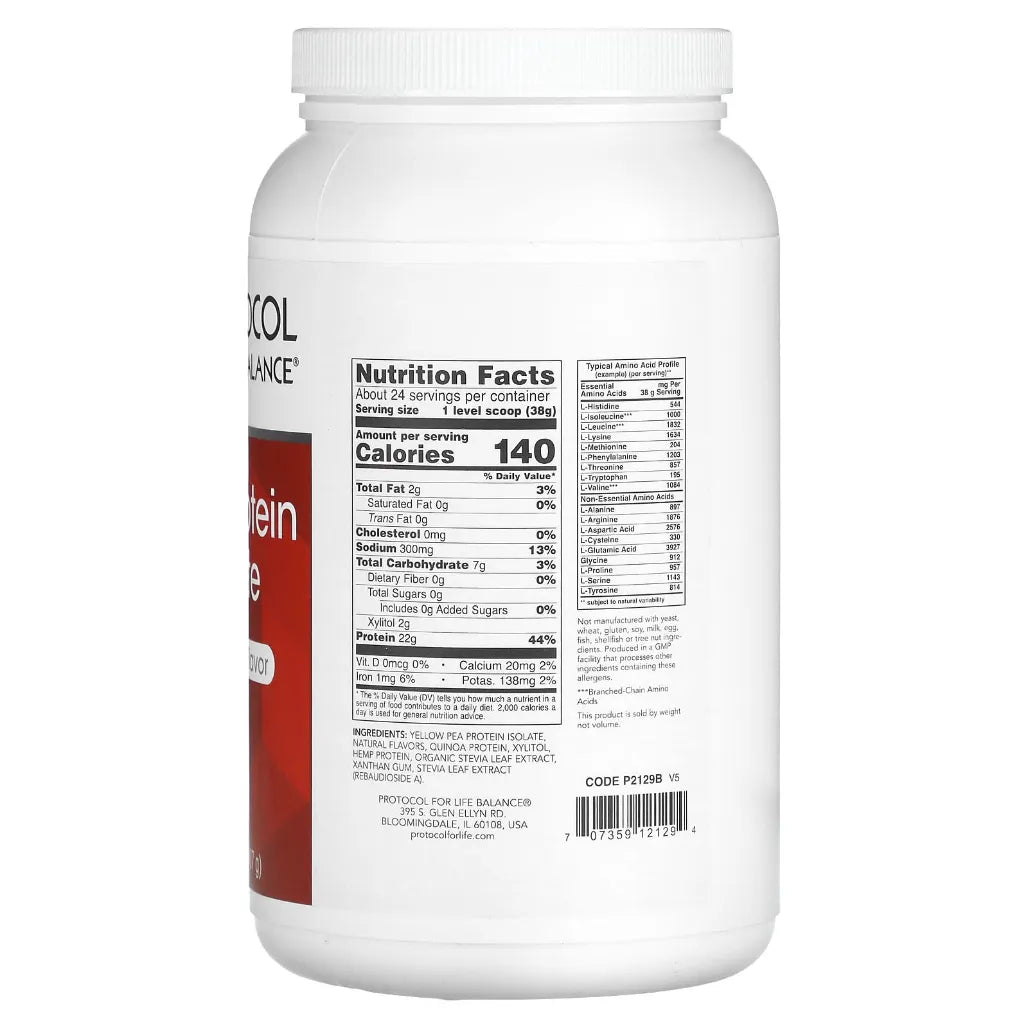 Plant Protein Complete Vanilla Protocol for life Balance
