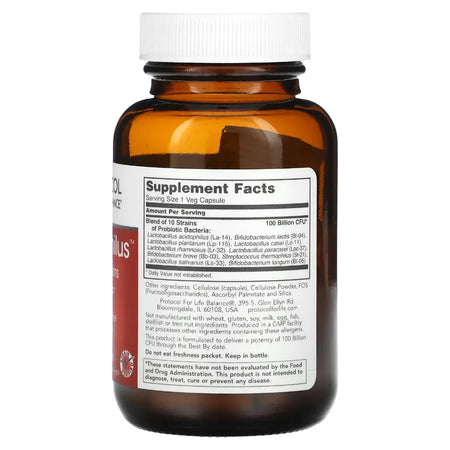 ProtoDophilus 10 100 Billion Protocol for life Balance