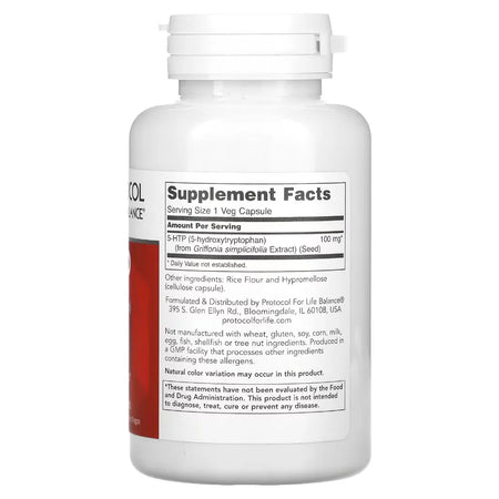 5-HTP 100 Protocol for life Balance