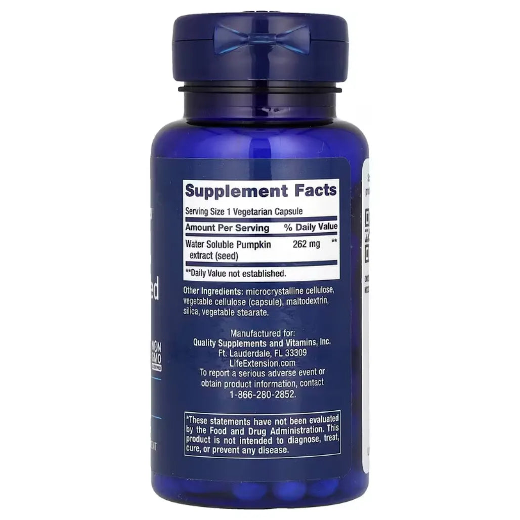 Pumpkin Seed Extract by Life Extension at Nutriessential.com
